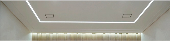 Диффузор под покраску скрытого монтажа SECRET SOFT FRAME D200мм